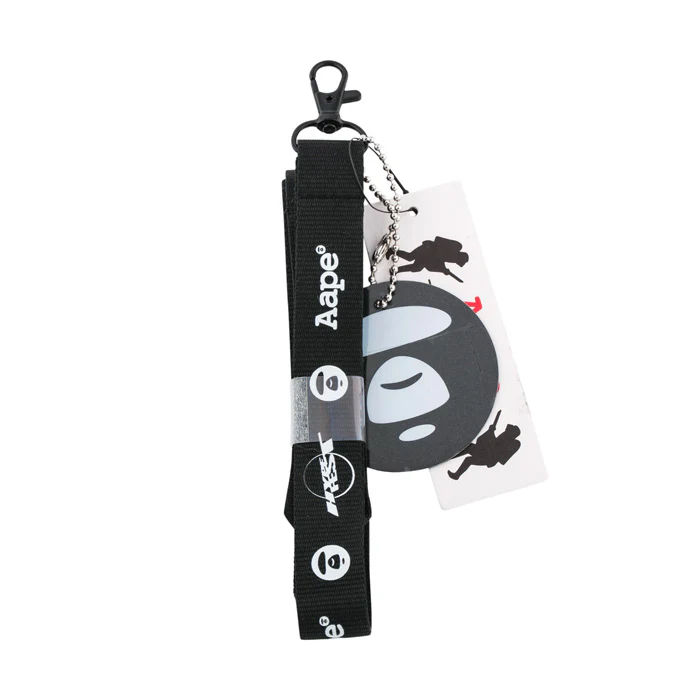 BAPE Hypefest 2018 Jacquard Logo Lanyard- Black - Image 2