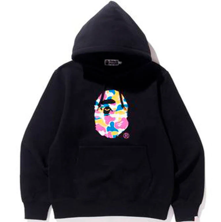 Bape x Anti Social Social Club LA Exclusive City Camo Pullover Hoodie- Black/Multi