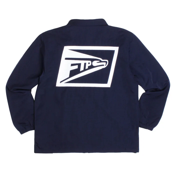 FTP Postal Coach Jacket- Navy - Image 3