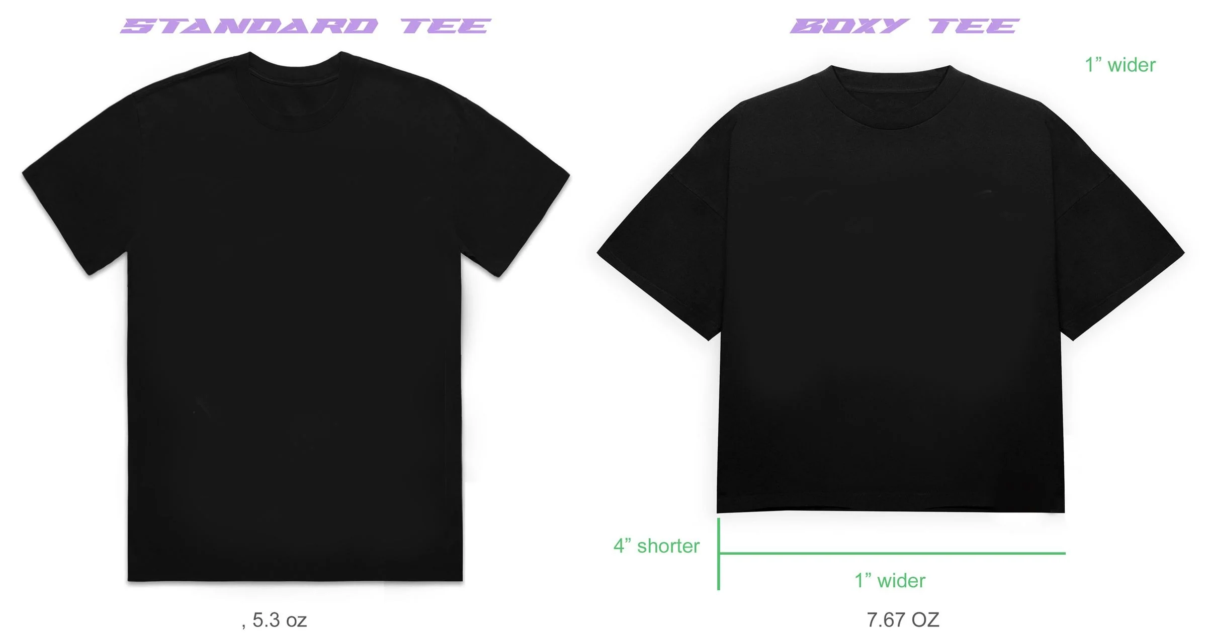 Hood Star Boxy Tee - Image 2