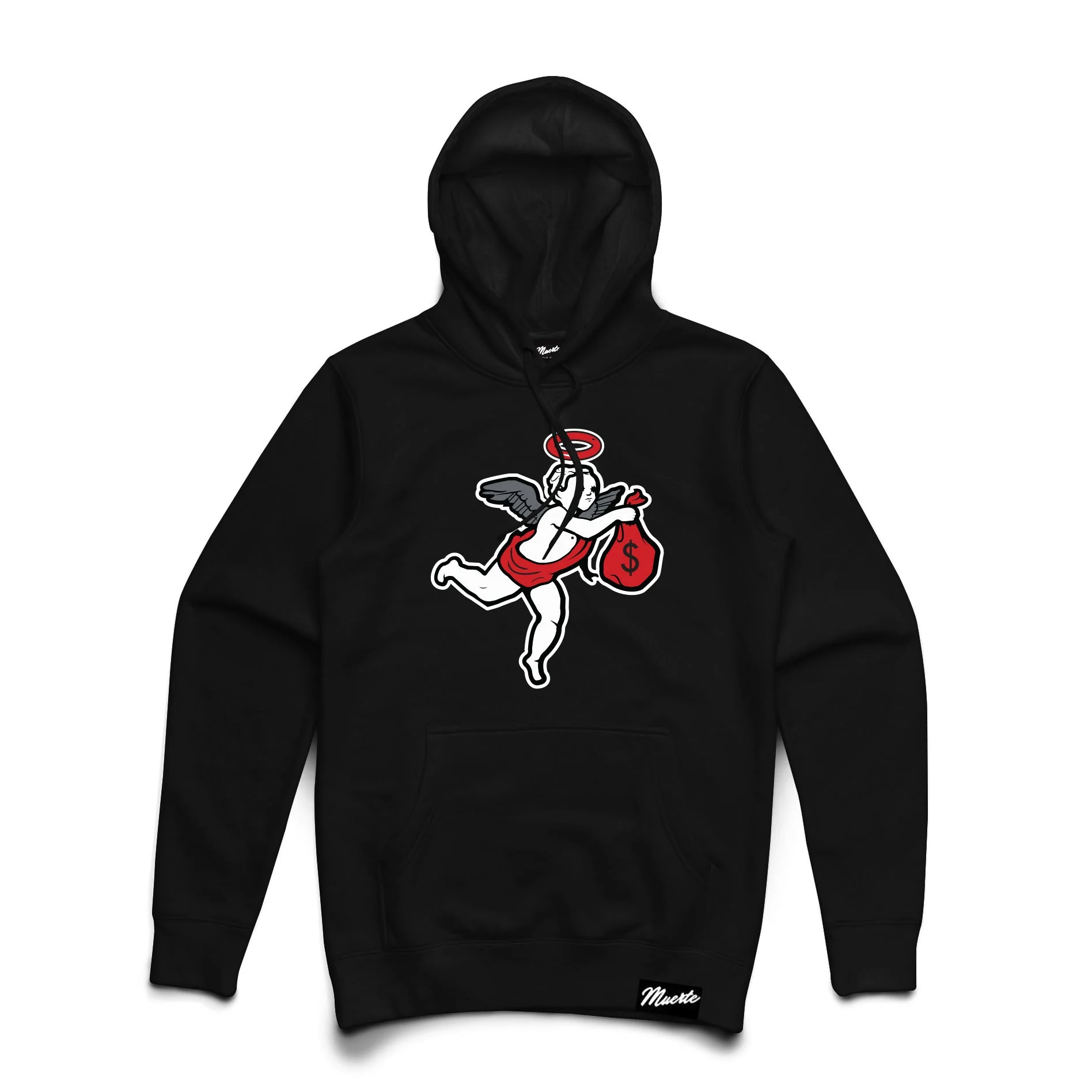 J11 Chenille Patch Angel Hoodie - HW - Image 2