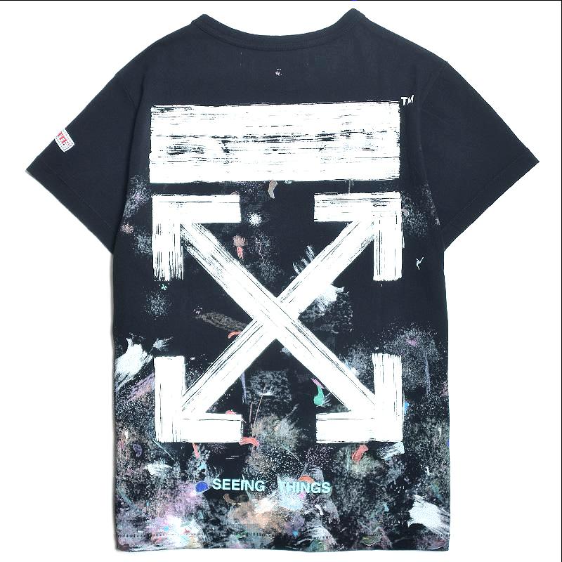 OFF WHITE GALAXY BRUSHED T-shirt - Image 2