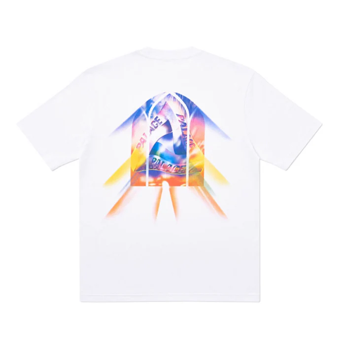 Palace I Don't Skate On A Sunday Tee- White - Image 2