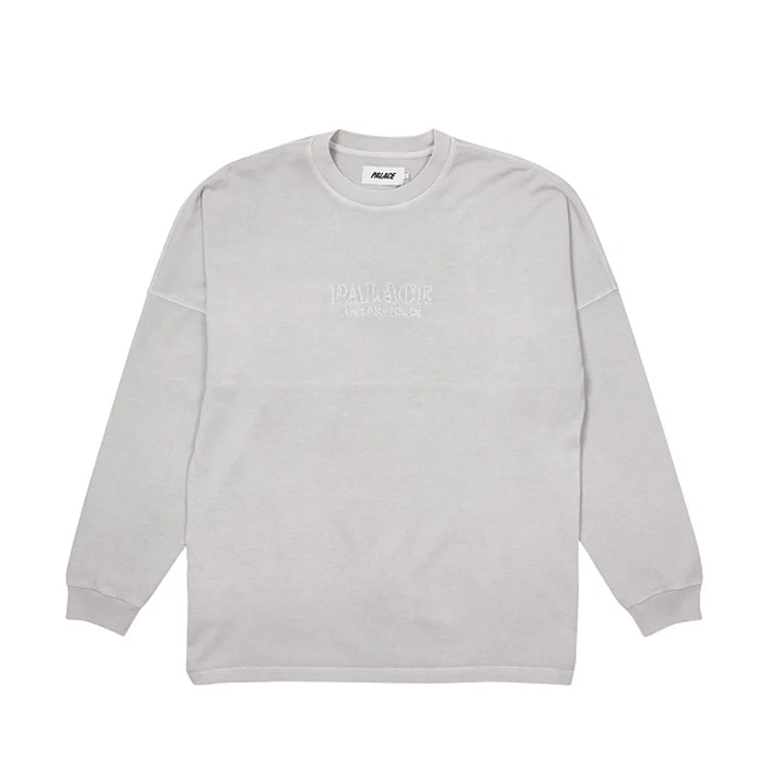 Palace Shop Drop Shoulder Los Angeles L/S- Stone