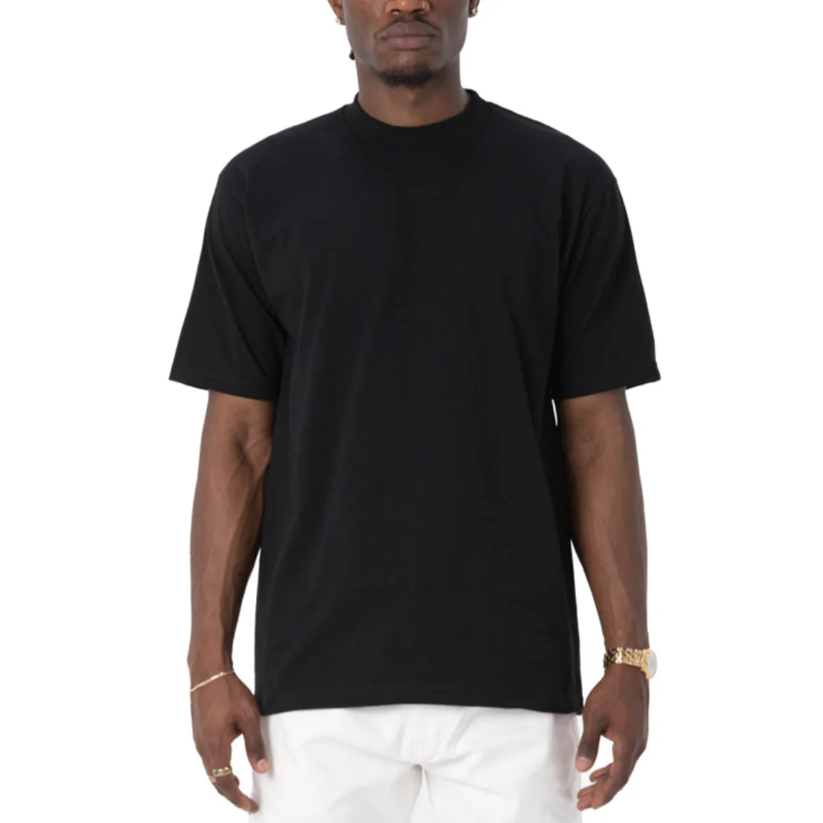 Pro Club Heavyweight Cotton T-Shirt -BLACK (Relaxed Fit)