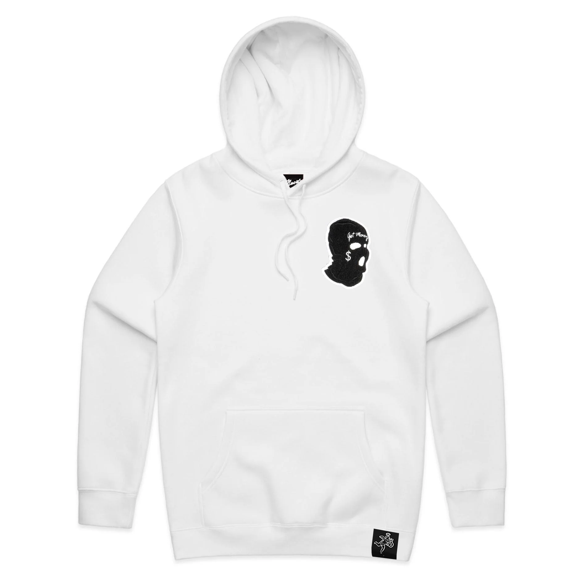 Ski Mask Chenille Patch Hoodie - HW - Image 3