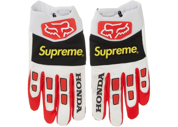 Supreme Honda Fox Racing Gloves- Red - Image 2