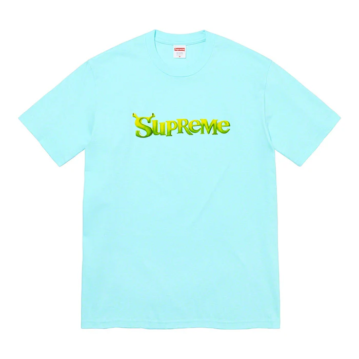Supreme Shrek Tee- Turquoise