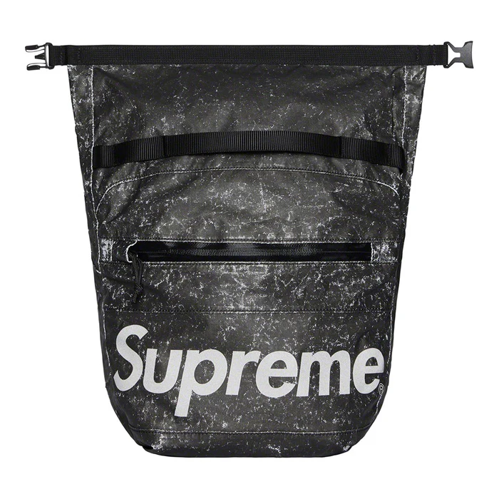 Supreme Waterproof Reflective Speckled Shoulder Bag- Black - Image 4