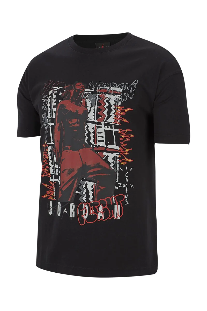 Travis Scott x Jordan Tee 1- Black